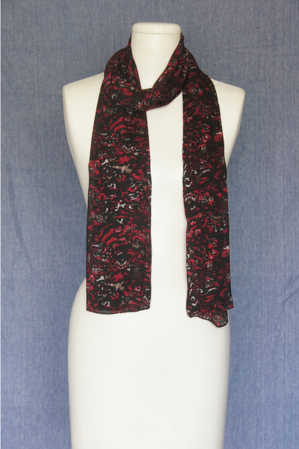 Digital Look Flowers Scarf (SE-1575)